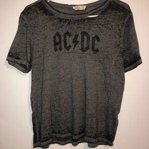 ACDC Hollister distressed t-shirt